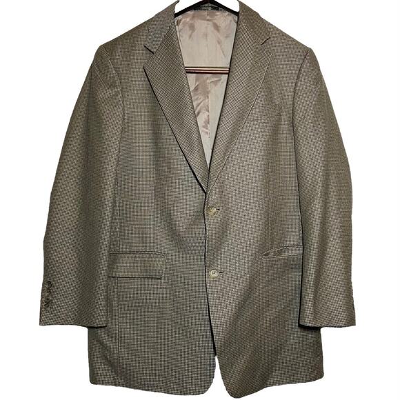 VTG Hart Schaffner Marx Hart Gold Trumpeter Blazer USA Sport Coat 2 Button 38R